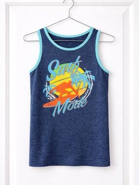 Boys Wonder Nation Tank Top Size M 8 Surf Graphic Summer Shirts